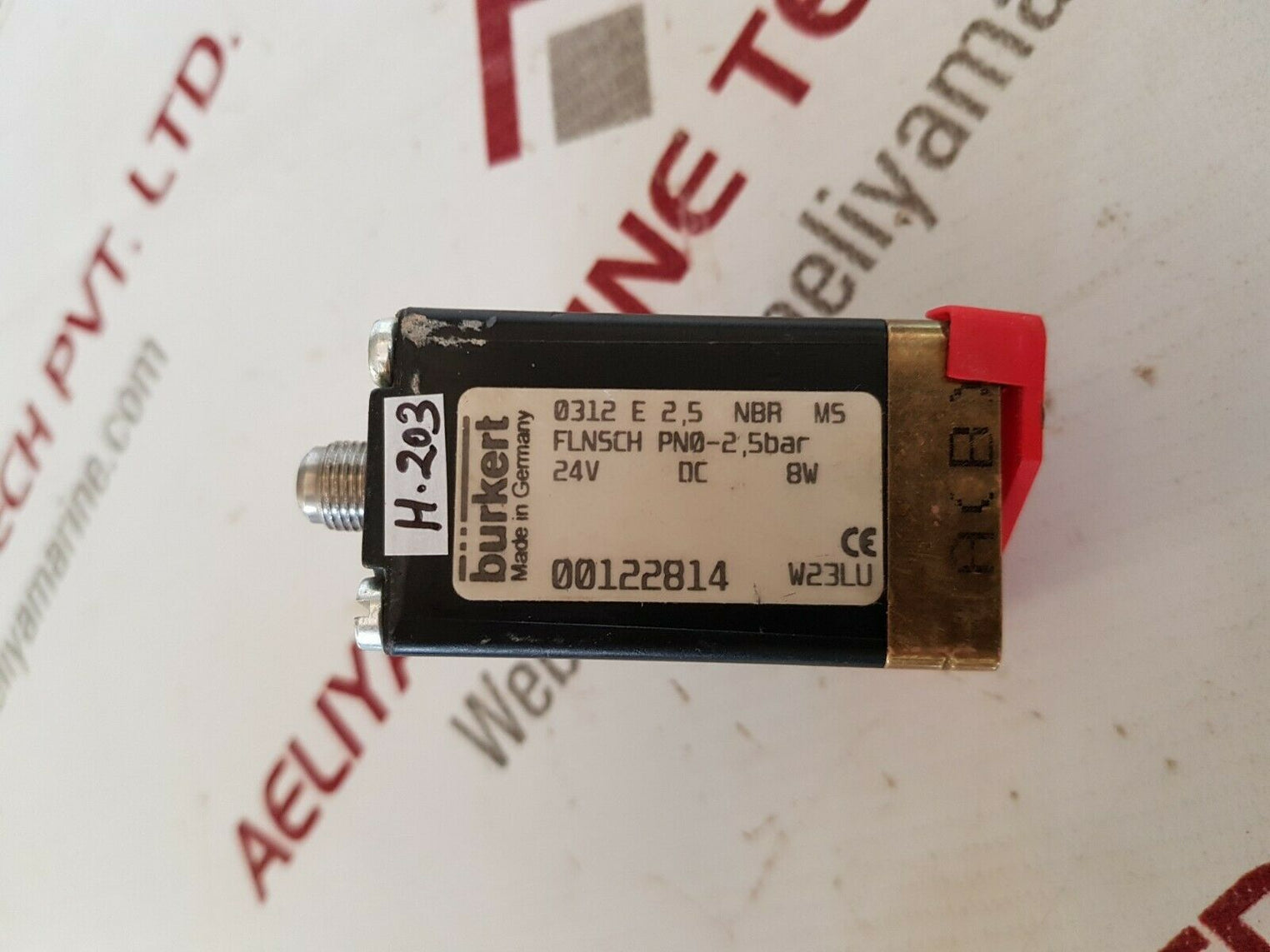 Burkert 00122814 easy fluid control system valve 