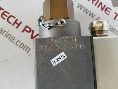 Mt24501 solenoid valve  110vdc 250ma