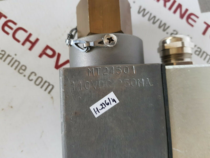 Mt24501 solenoid valve  110vdc 250ma
