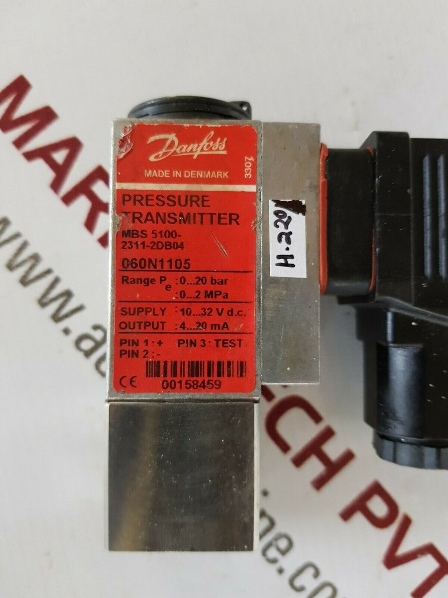 Danfoss mbs 5100-2311-2db04 pressure transmitter