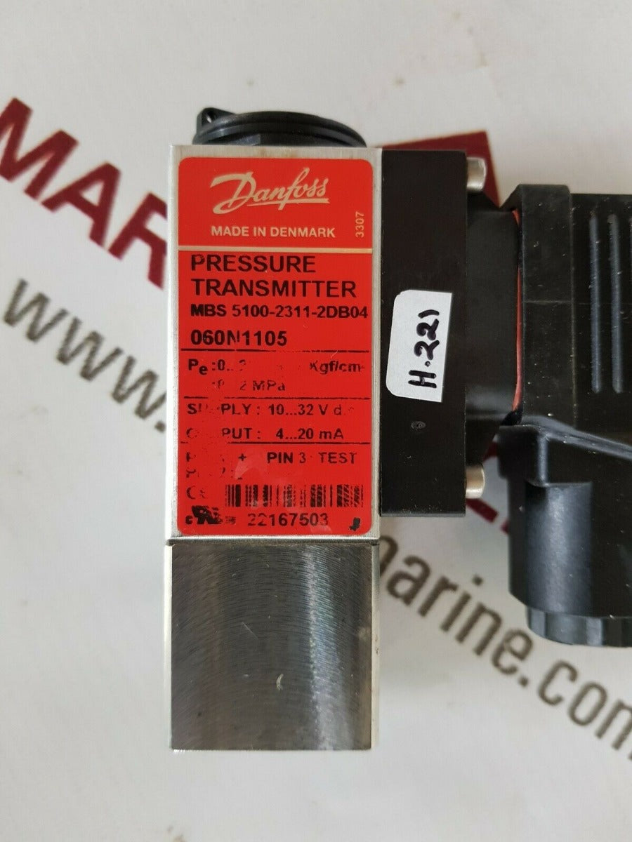Danfoss mbs 5100-2311-2db04 pressure transmitter 060n1105