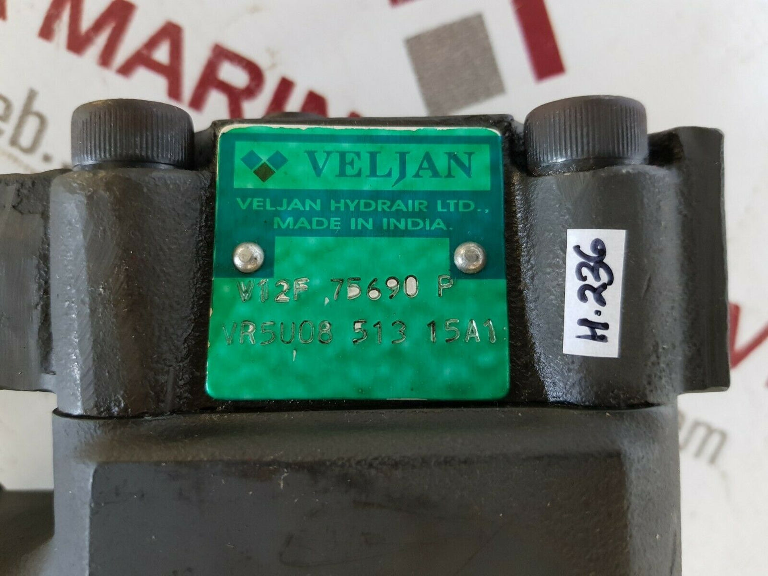 Veljan vr5u08 513 15a1 pressure unloading valve