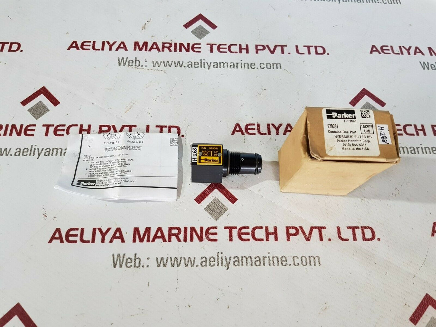 Parker 929081 filter gauge