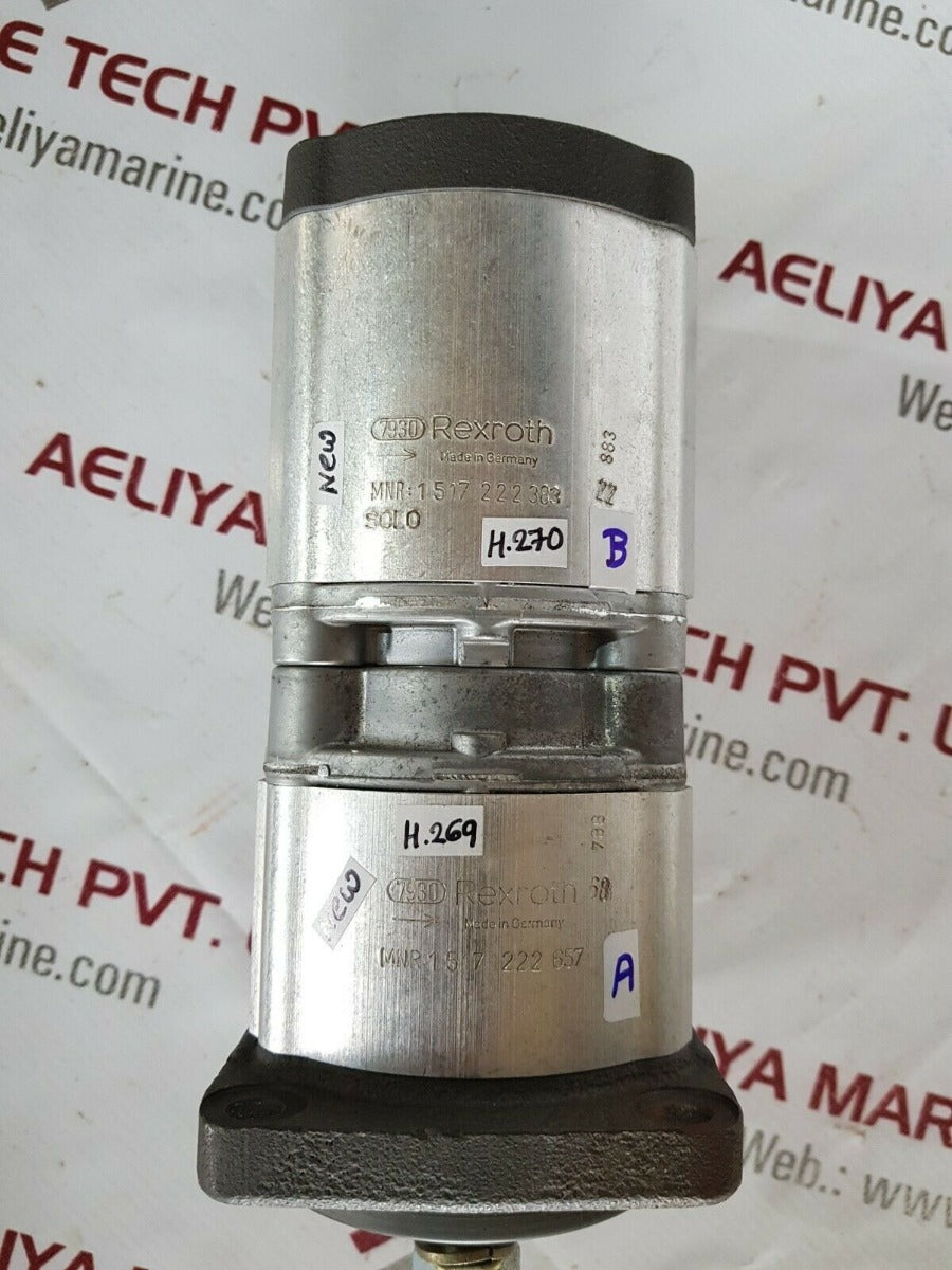 Rexroth 1517 222 383 external gear pump 1517 222 657