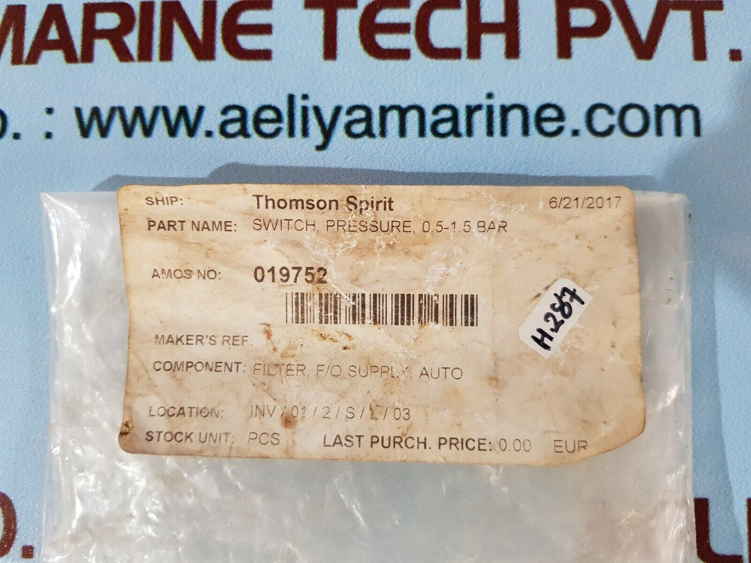 Suco 8011 pressure switch 0.5-1.5 bar ip65