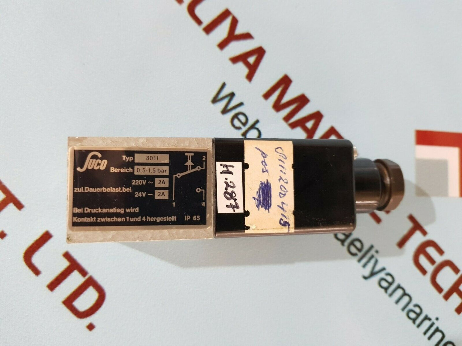 Suco 8011 pressure switch 0.5-1.5 bar ip65