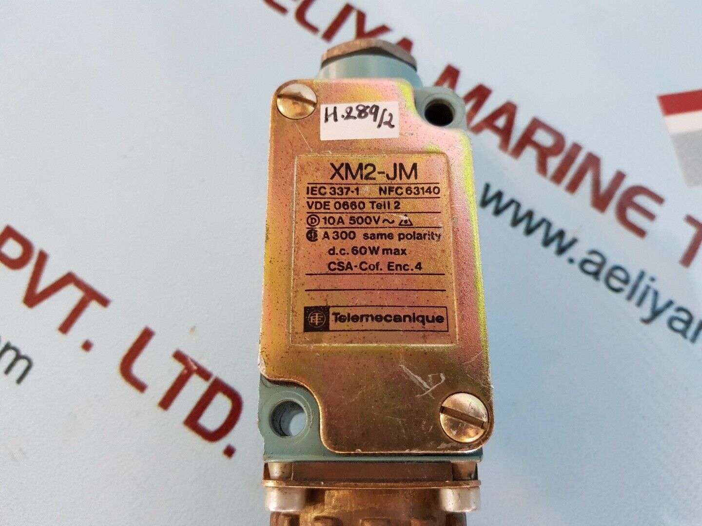 Telemecanique xm2-jm pnematic valve iec 337-1 nfc63140 10a 500v~