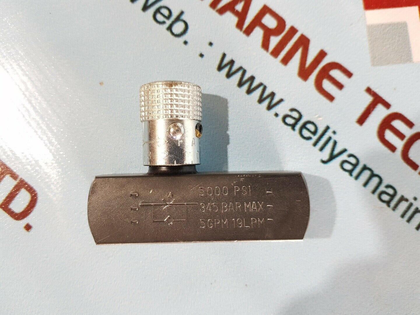 Parker f400s-11jg hydraulic valve 5000psi 345bar