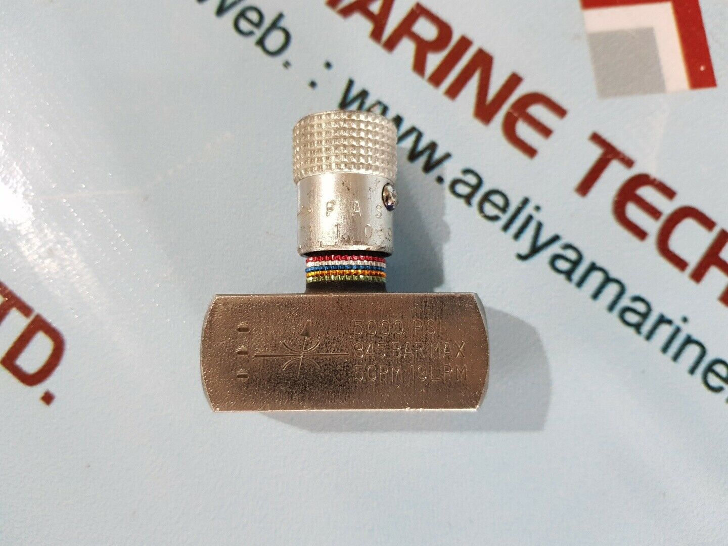Parker n400s-11db needle valve 5000psi 345bar