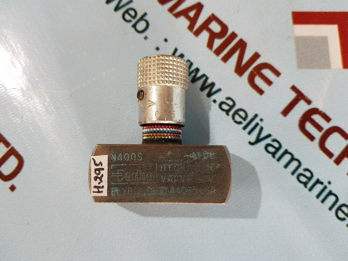 Parker n400s-11db needle valve 5000psi 345bar