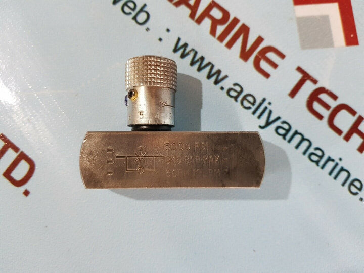 parker f400s hydraulic valve 5000 psi 345 bar max