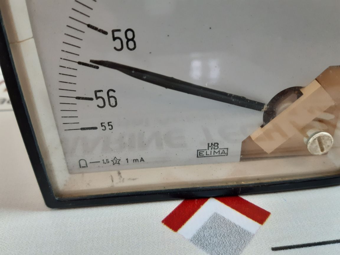 H&B Elima 0491 737.1 Frequency Meter
