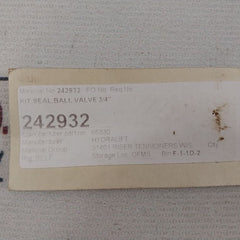 Habonim 10-rk-h23-yb-np Seal Kit For Ball Valve 3/4"-1"