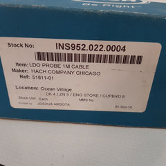 Hach 51811-03 portable ldo probe 1m cable
