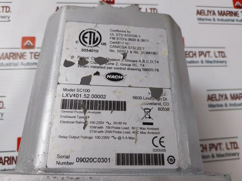 Hach Sc100 General Purpose Analyzer 100-230 Vac