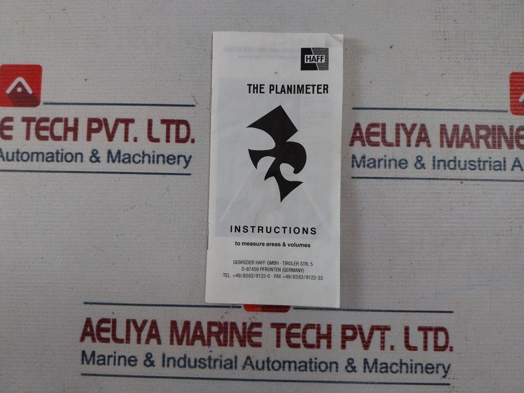 Haff 317 E Planimeter Set