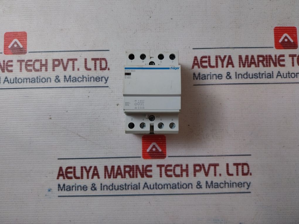 Hager Esc463 Installation Contactor 63A 230Vac