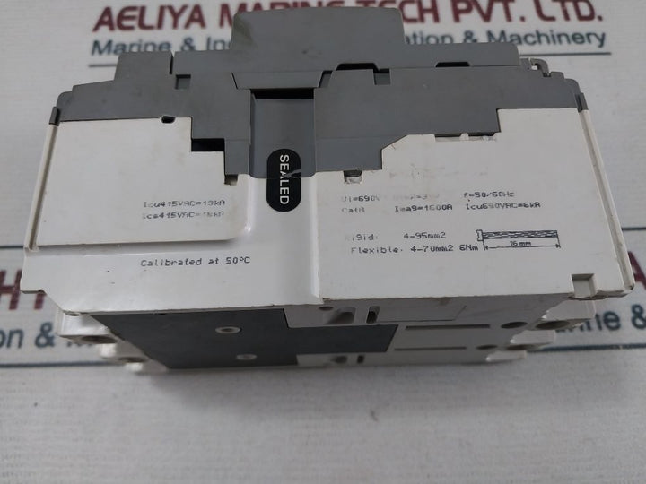 Hager H3 X160 Moulded Case Circuit Breaker 50/60Hz