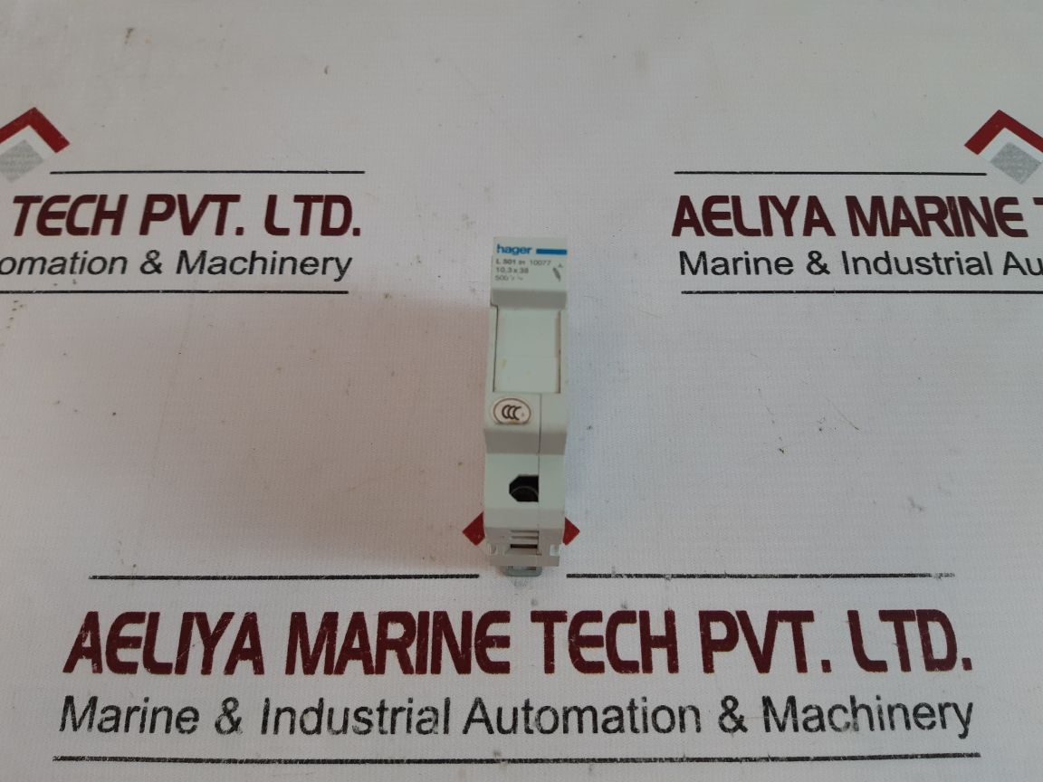 Lot Of 3X Hager L501 Fuse Holder 500V~