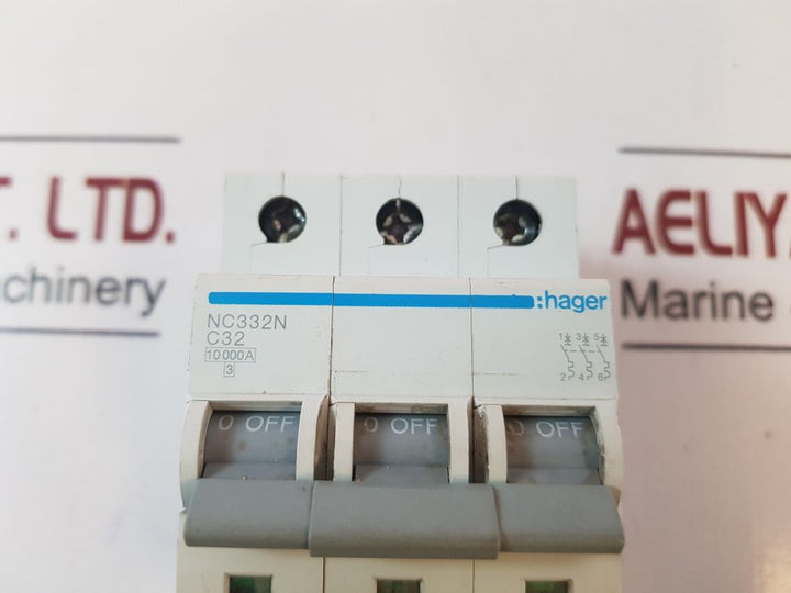 Hager Nc332N C32 Circuit Breaker