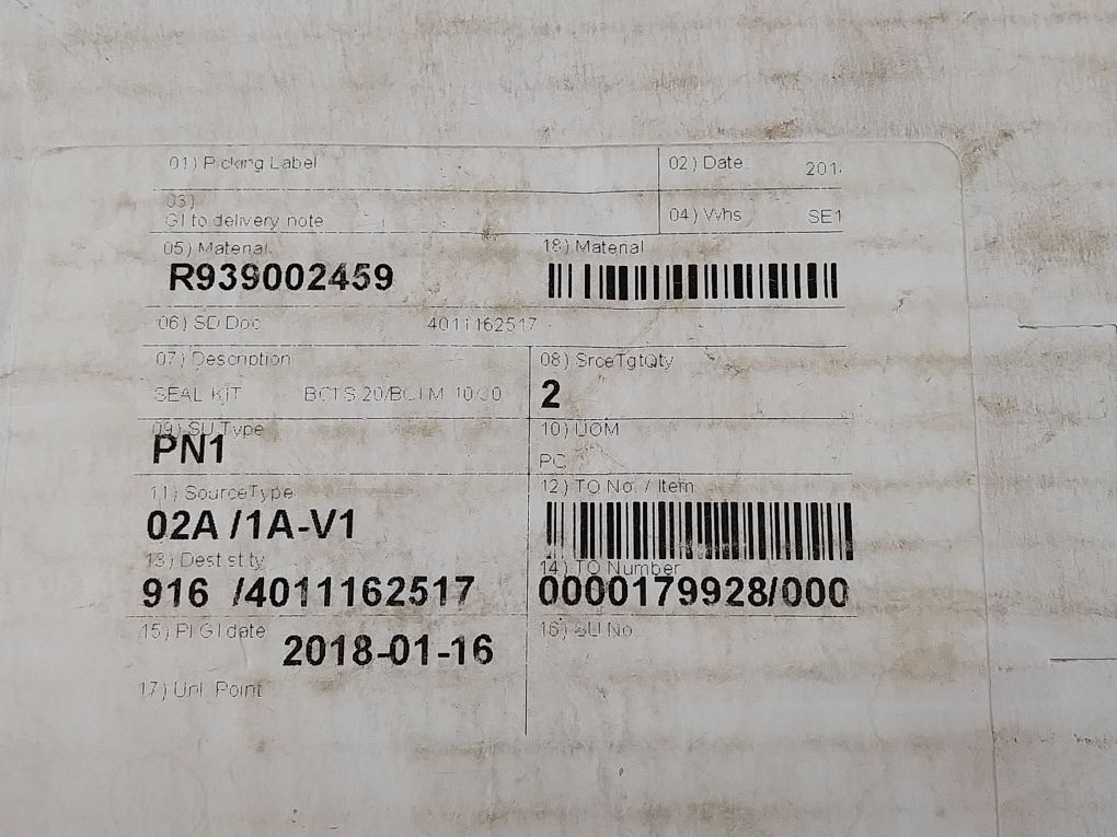 Hagglunds Bci-s-20-001 Bearings 478 1807-802