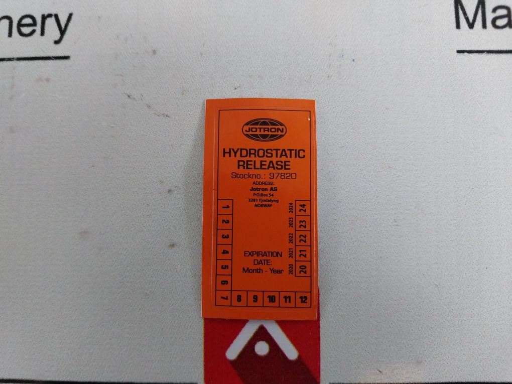 Hammar H20 E Hydrostatic Release Unit 97821