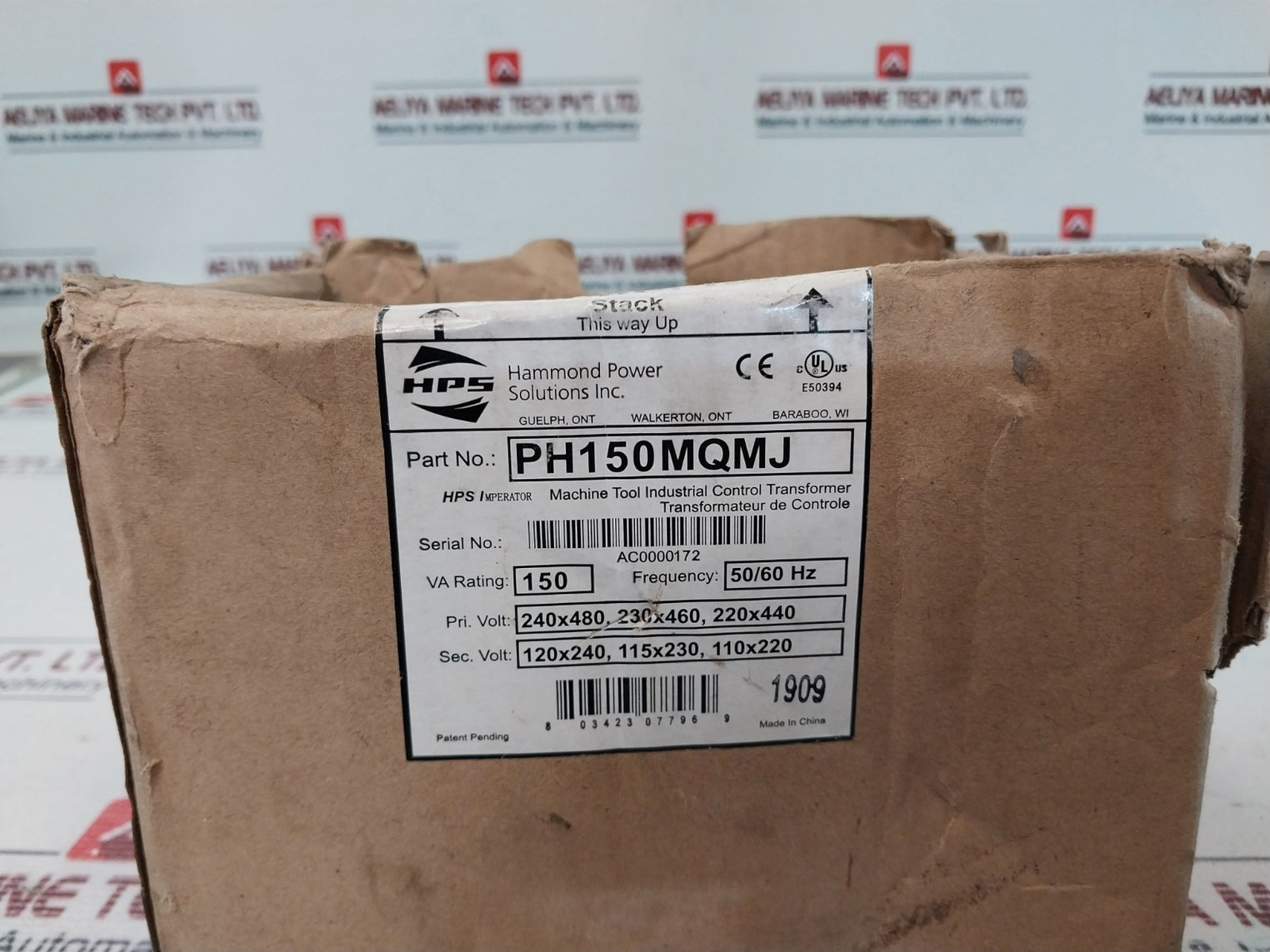 Hammond Power Solutions Ph150Mqmj Control Transformer