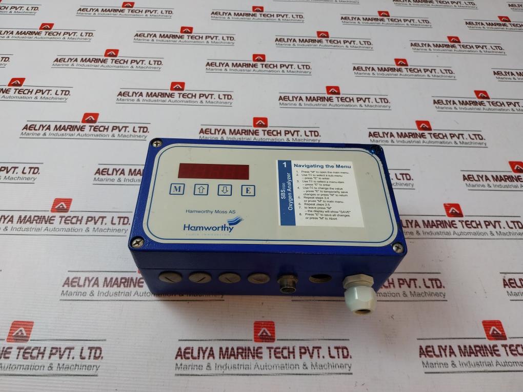 Hamworthy Sbs 3500 Oxygen Analyzer 230Vac 50/60Hz