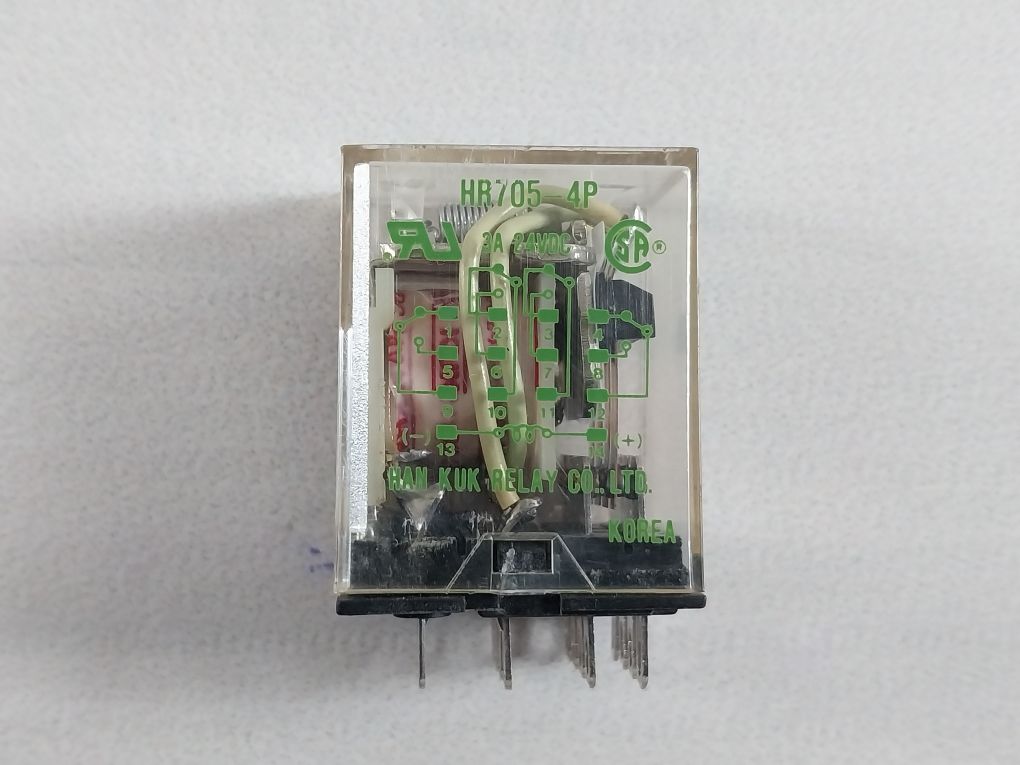 Han Kuk Hr705-4P Relay Socket With Base Drs-02.03