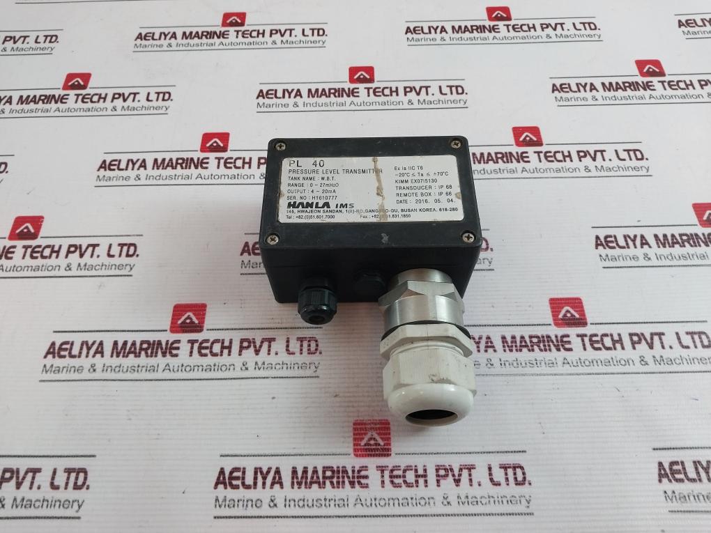 Hanla Pl 40 Pressure Level Transmitter 0 ~ 27 Mh2O