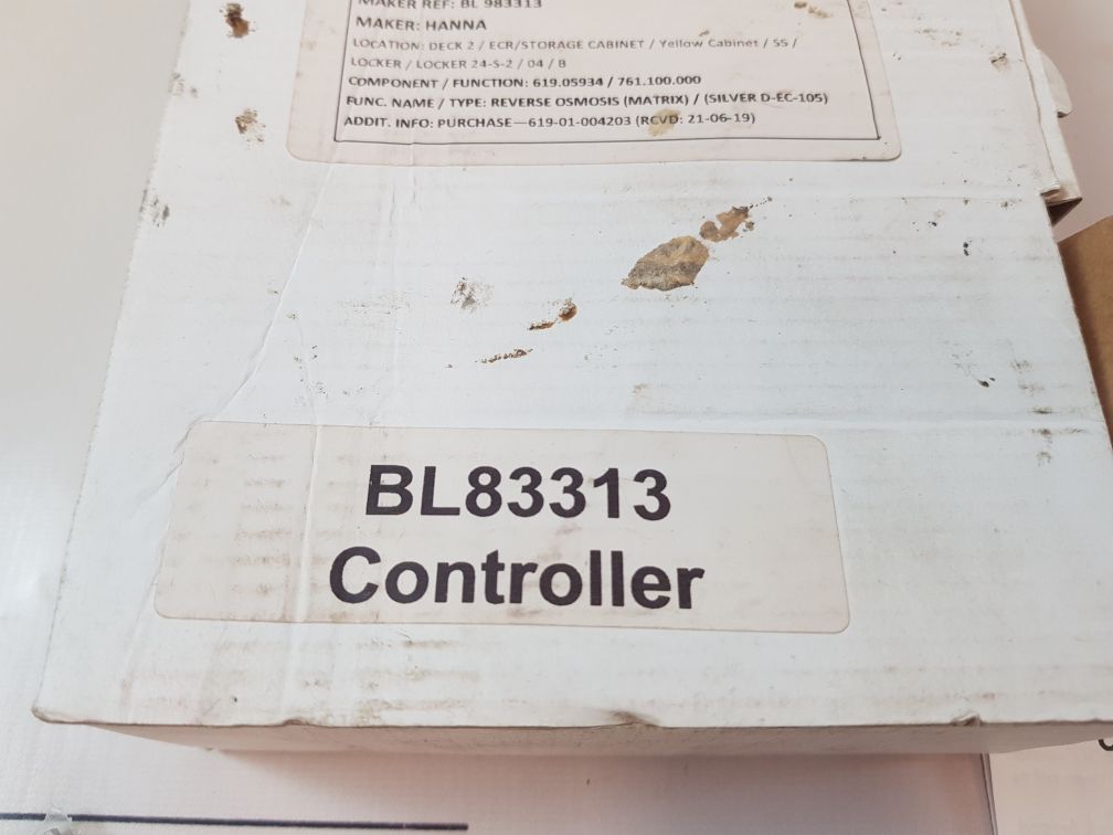 Hanna Bl 983313 Ec Controller