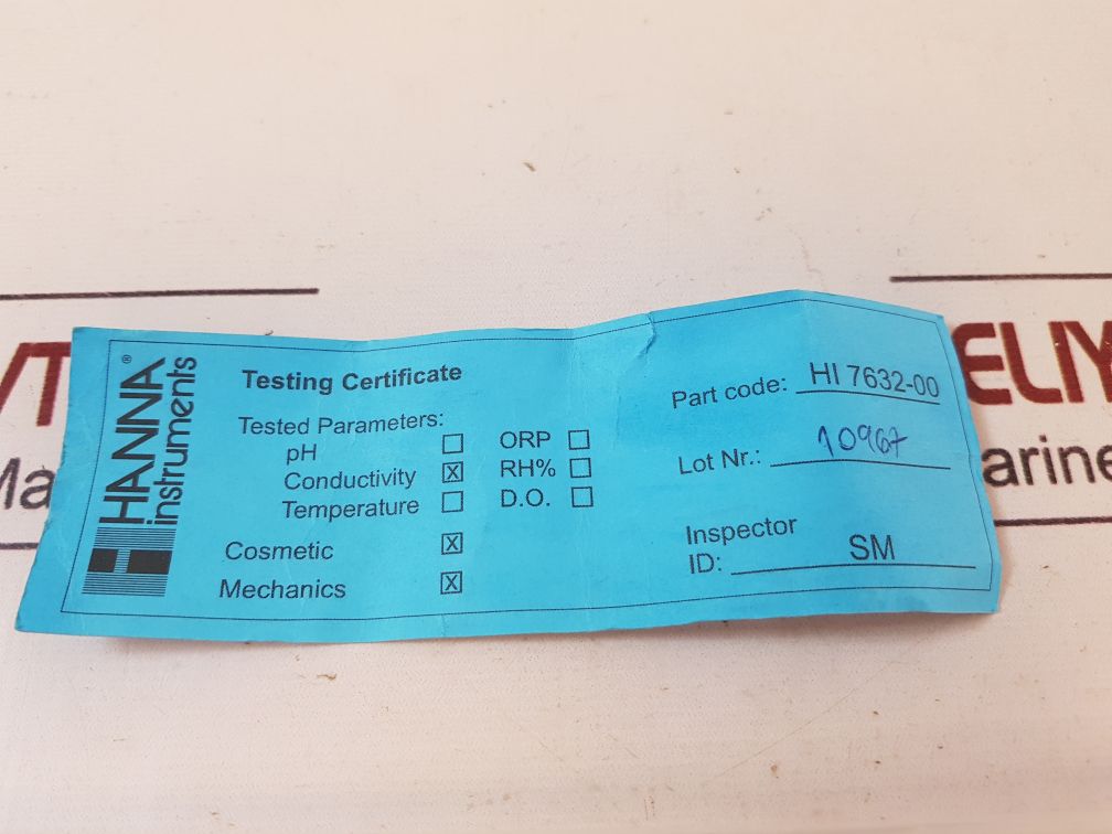 Hanna Instruments Hi 7632-00 Conductivity And Tds Probe
