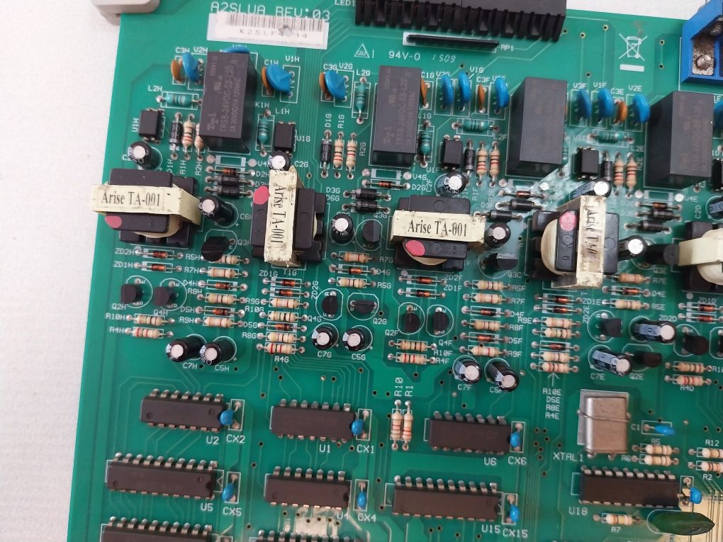 Hanshin Electronics Arise Ta-001 Printed Circuit Board A2Slua Rev 03