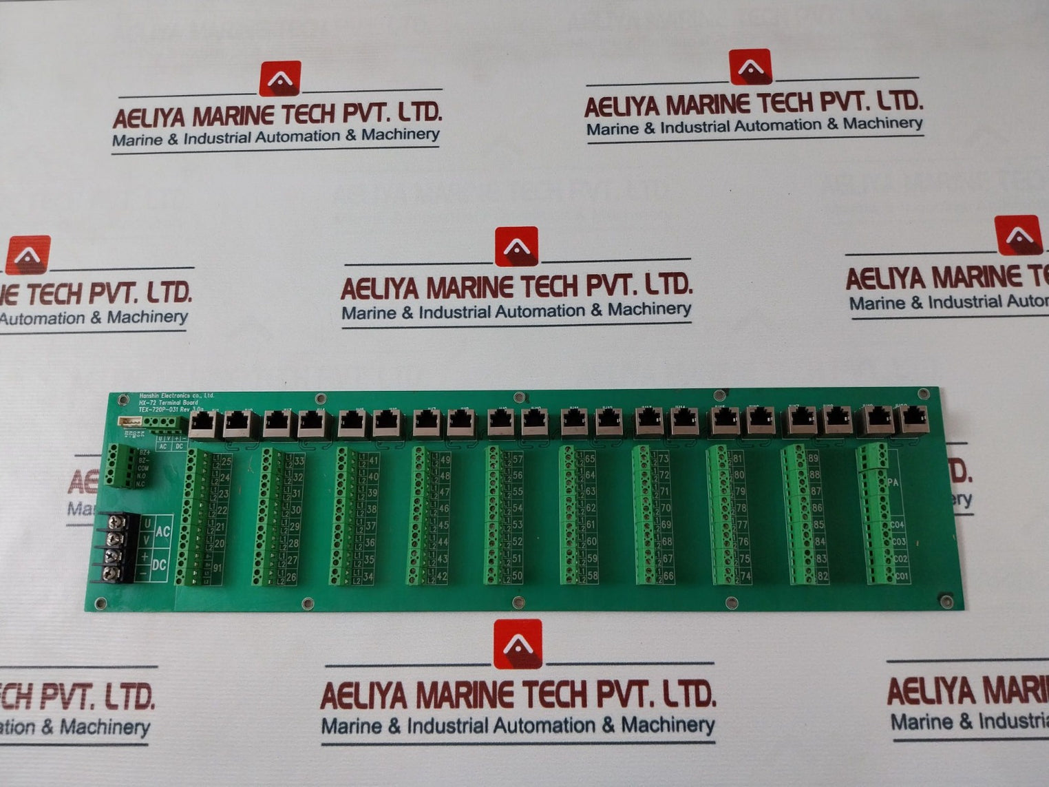 Hanshin Electronics Hx-72 Terminal Board Tex-720P-031 Rev 3.0A