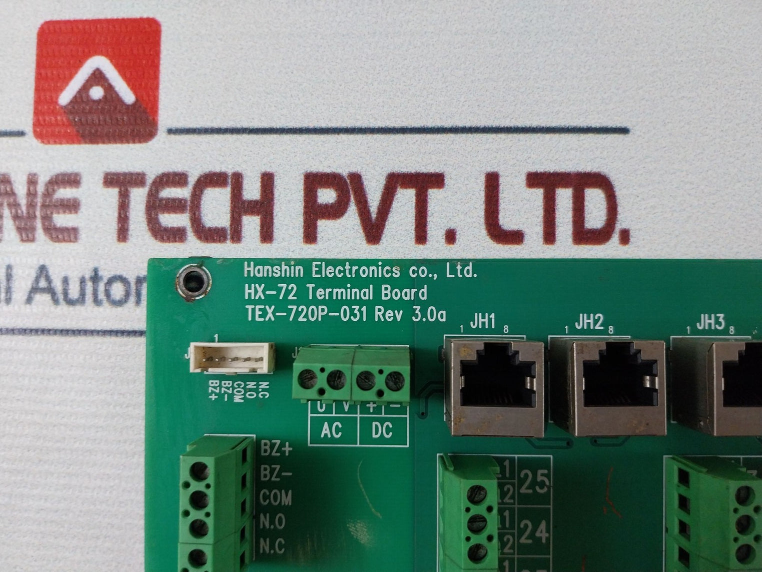 Hanshin Electronics Hx-72 Terminal Board Tex-720P-031 Rev 3.0A