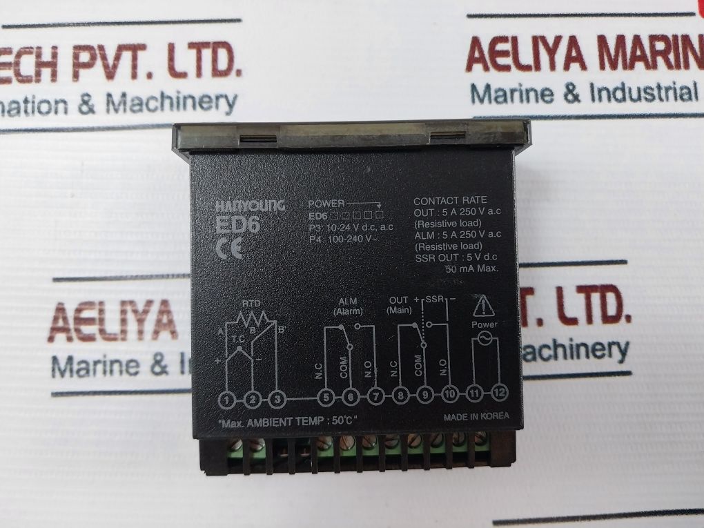 Hanyoung Ed6_Fkmap4 Temperature Controller