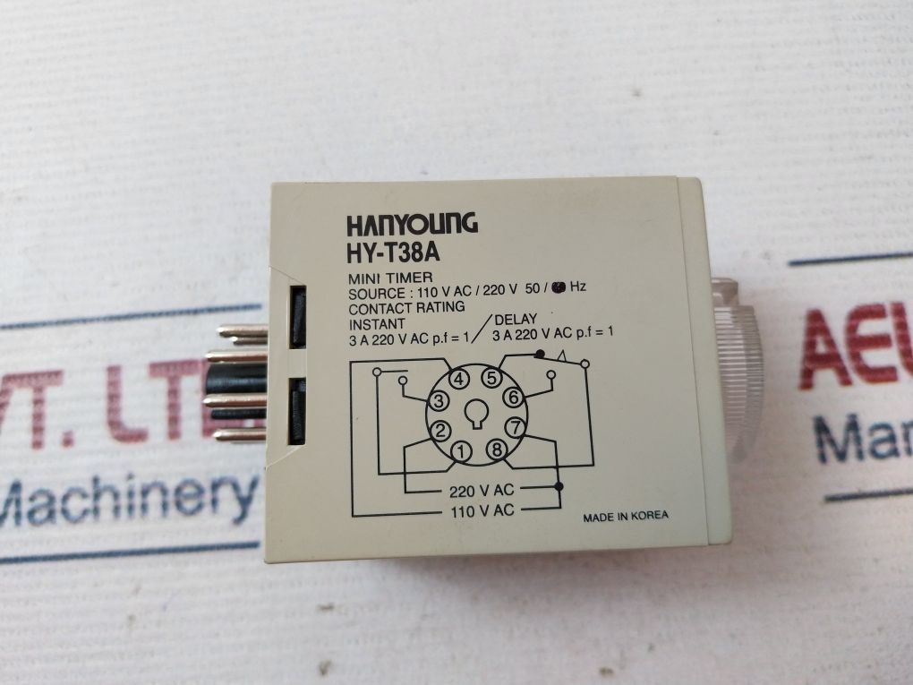 Hanyoung Hy-t38 Mini Timer 30S (50Hz)