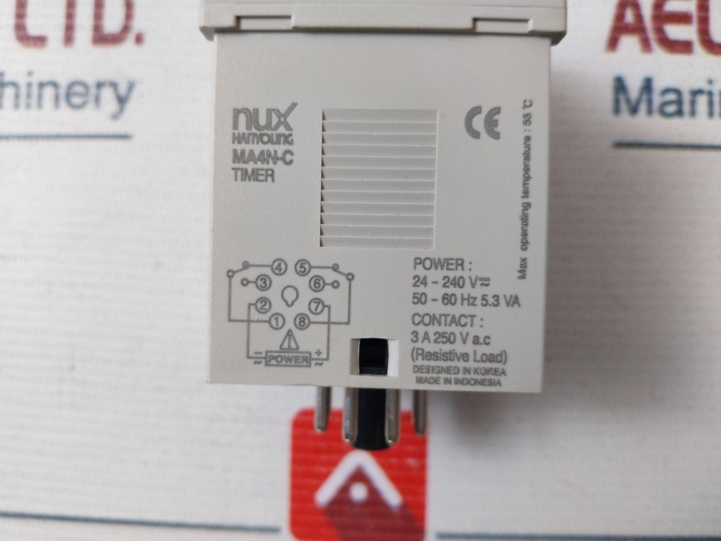 Hanyoung Nux Ma4N-c Analog Multi Timer 0.12 Sec-300 Hours