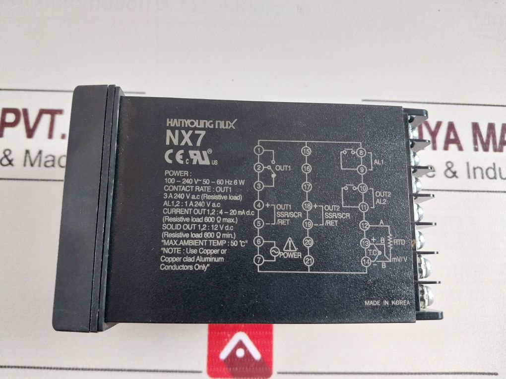 Hanyoung Nux Nx7_00 Temperature Controller (Button Not Working)