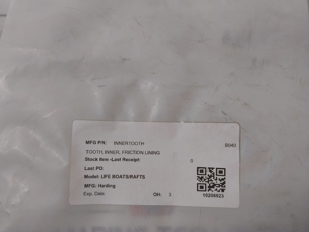 Harding Innertooth Friction Lining