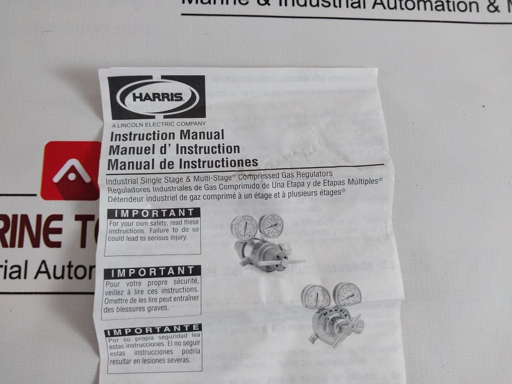 Harris Cga E-4 Pressure Regulators & Flow Meters
