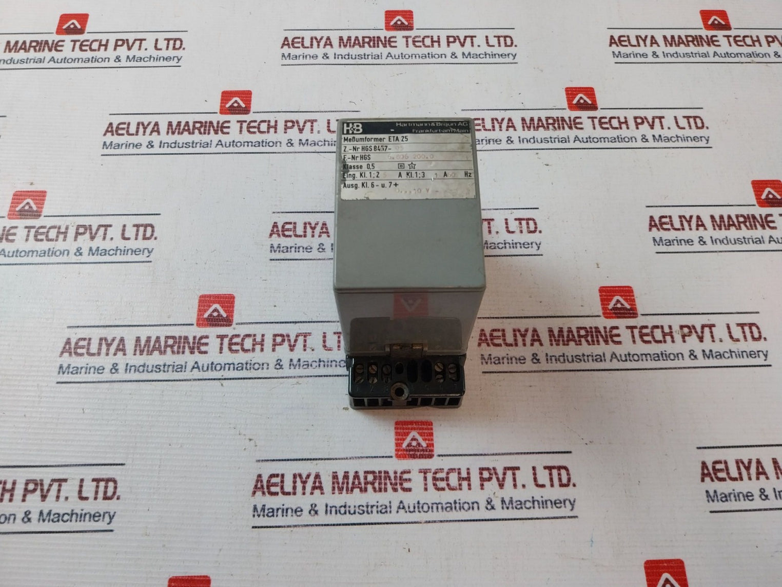 Hartmann & Braun Eta 25 Measuring Transducer With Base Hgs 8457-05