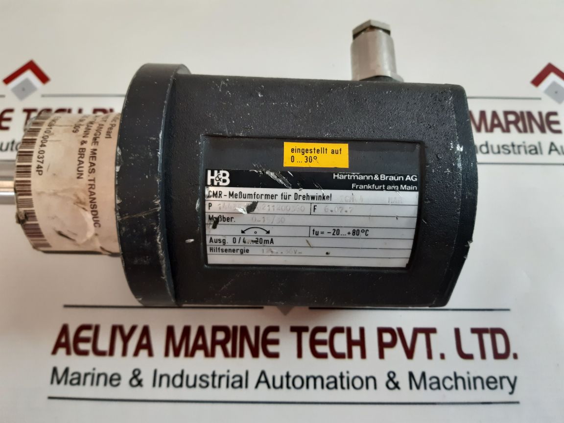 Hartmann & Braun Tgm 4 Cmr Meb Conformer For Rotation Angle
