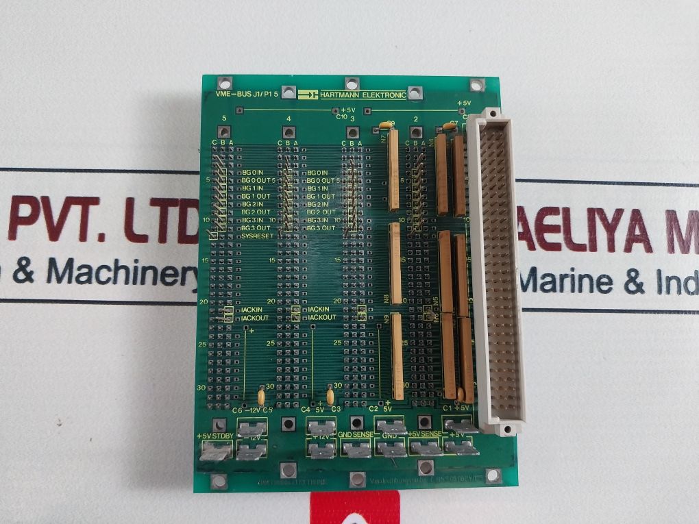 Hartmann Elektronic Vme-bus J1/P1 5 Backplane Board