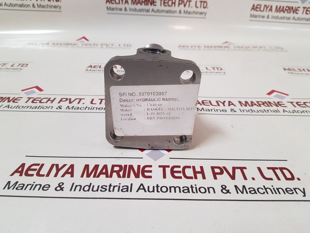 Haskel 17616-60 Hydraulic Barrel