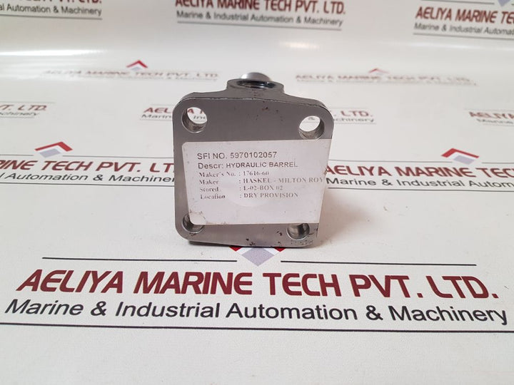 Haskel 17616-60 Hydraulic Barrel