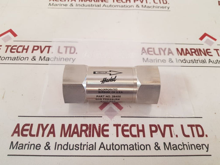 Haskel 28400 Check Valve