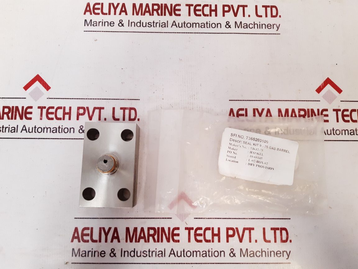 Haskel 53632-75 Seal Kit 9-75 Gas Barrel
