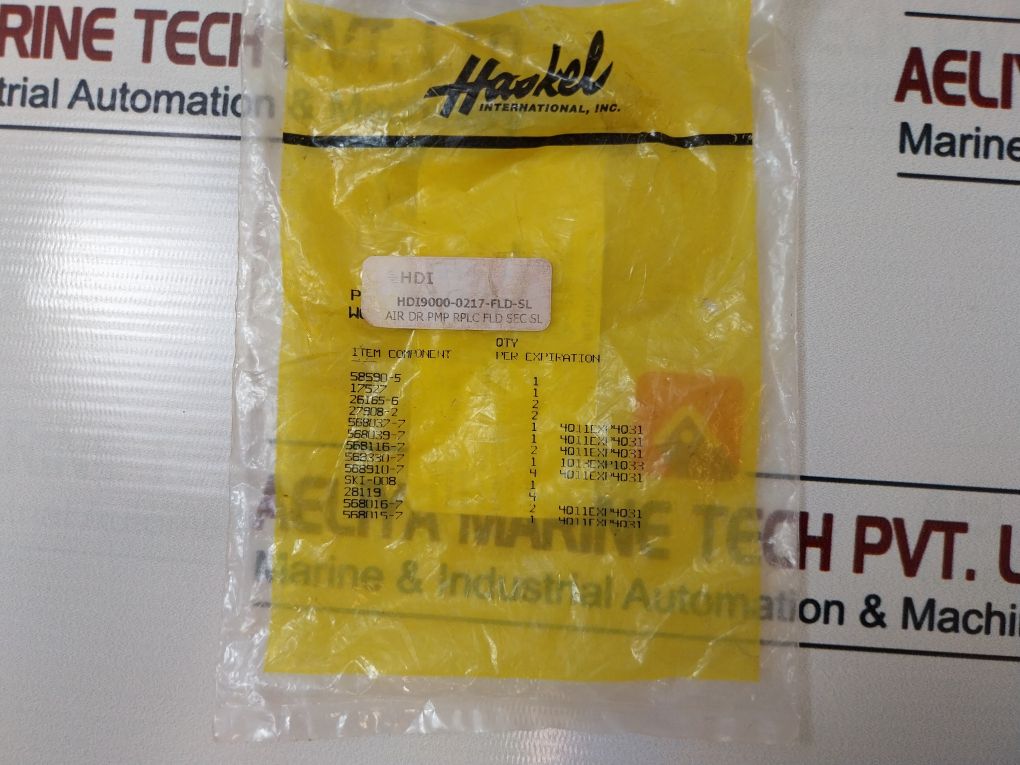 Haskel A Skis-008 Seal Fluid Section Air Driven Pump Kit