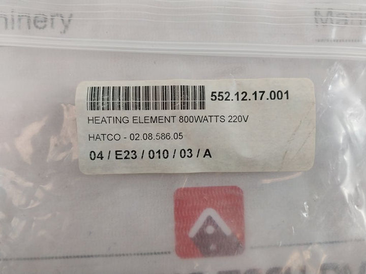Hatco 02.08.586.05 Heating Element 208/220V